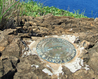 Coastguard Marker on Molokini Island