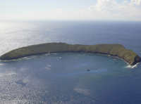 Aerial Photo of Molokini Island